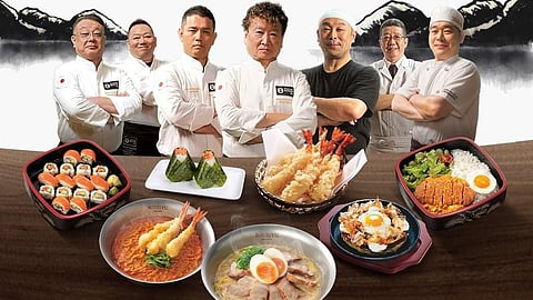 THE seven Samurai Iron Chefs.