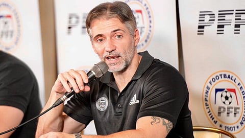 Philippine Football Federation (PFF) Director for National Teams Freddy Gonzalez