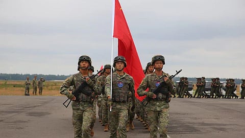 China joins war games in alliance’s doorstep
