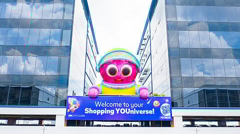 Meet Clarky, your fuzzy giant furry friend at SM City Clark