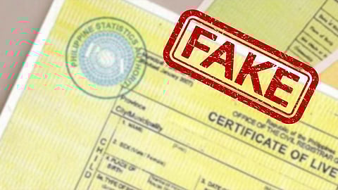 NBI discovers 200 fake birth certs 
in Davao Sur
