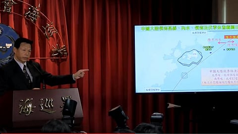 CGA Deputy Director-General Hsieh Ching-Chin. Image captured from CGA's YouTube video of Wednesday's news news conference in Taipei July 3, 2024