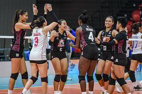 The Akari Chargers are aiming to reenact this joyous occasion when they meet the Cignal HD Spikers Tuesday in a clash of unbeaten squads in the PVL Reinforced Conference.