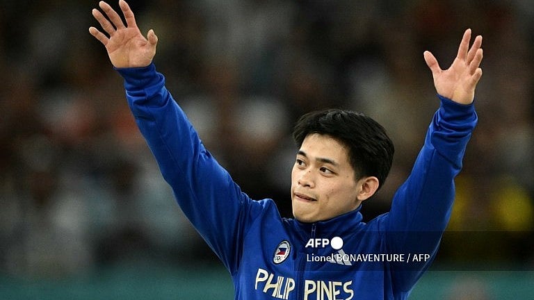 'Overwhelmed' Yulo wins historic gymnastics Olympic gold for Phl