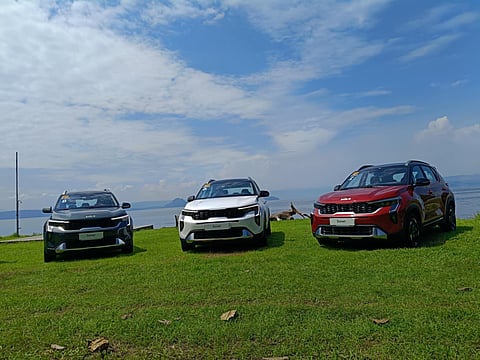 INCOMPARABLE views of both the Talisay, Batangas, and the Kia Sonet.