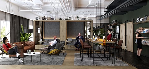 A COMMUNAL space for residents. 