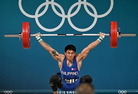 JOHN Ceniza makes a forgettable performance in the men’s 61-kilogram event of the weightlifting competition of the Paris Olympics.