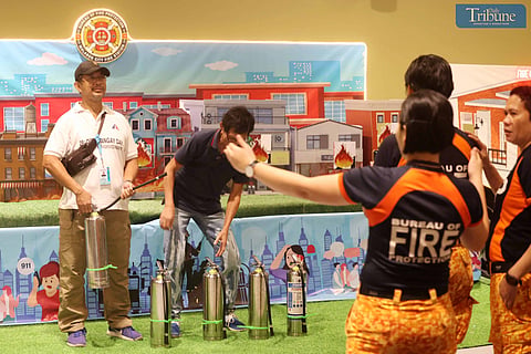 LOOK: The Department of the Interior and Local Government (DILG) and the Bureau of Fire Protection hosted the BIDA Ka sa Fire Square Roadshow at a Mandaluyong mall on Saturday, 10 August 2024. The roadshow aims to spread crucial fire safety information and techniques to fire and rescue departments nationwide and the general public.