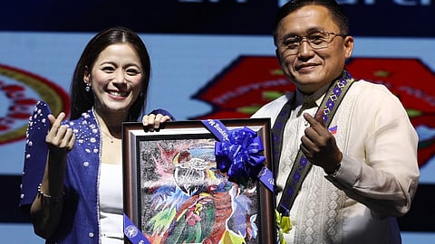 Senator Go addresses barangay leadership at national congress