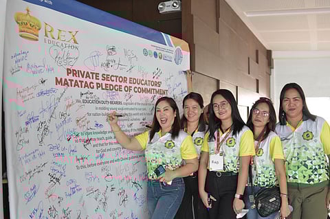 School leaders, administrators and educators from across the country participate in the COCOPEA-CEAP-REX MATATAG Regional Run.