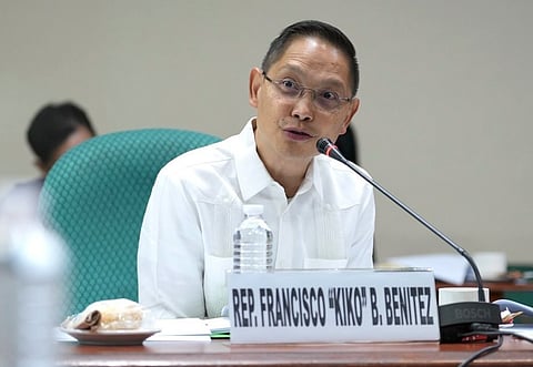 Negros Occidental third district Rep. Jose Francisco “Kiko” Bantug Benitez