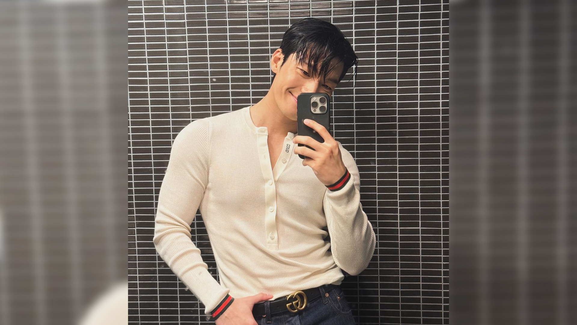 HALLYU actor Wi Ha-jun. 