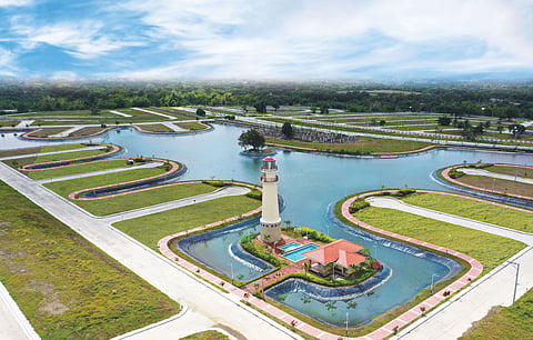The Catalina Lake Residences is a sprawling development that covers more than 60-hectares of land and features a man-made lake and lighthouse. 