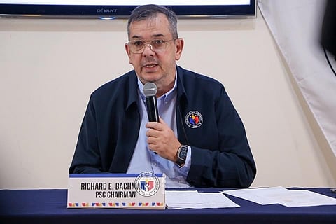 Philippine Sports Commission chairman Richard ‘Dickie’ Bachmann 