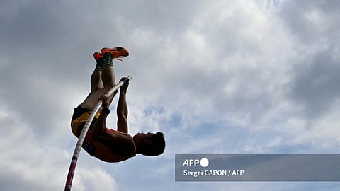 ERNEST John Obiena soars to 5.82 meters to settle for fifth place in the Silesia leg of the Diamond League at the Silesian Arena in Chorzow, Poland. 