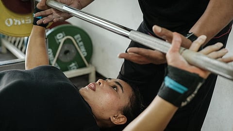 Indonesia's Ni Nengah Widiasih trains in Surakarta, Central Java, ahead of the Paris 2024 Paralympic Games. "Powerlifting has changed my life a lot," she says 
