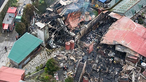 Elderly dies in Baguio morning fire 
