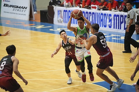 JAYCEE Marcelino drops a triple-double performance of 22 points, 10 rebounds and 10 assists to lift Zamboanga to a 103-63 win over Bulacan in the Sixth Season of the MPBL.