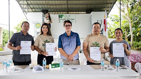 L-R: Mr. Armando Maralit, Ms. Geneva Cruz, Mayor Wilson Maralit, Mr. Ace Azarraga, Ms. Maria Nina M. Maralit