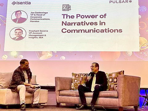 LOOK: Meralco Vice President and Head of Corporate Communications Joe R. Zaldarriaga generously shared his expertise on creating powerful narratives using data intelligence during a forum organized by media intelligence firm iSentia Philippines on 27 August 2024.
 
In his talk on The Power of Narratives in Communications, the veteran communicator emphasized the importance of data intelligence in shaping public perception.
 
“The power of narratives cannot stand without the power of data as data intelligence gives you information on how to move forward,” Zaldarriaga said, as he explained how data drives Meralco’s communications strategies. 

Zaldarriaga, who has more than three decades of experience and expertise in the field of communications, shared that Meralco utilizes data to effectively transform corporate initiatives into stories that connect and resonate with the public.