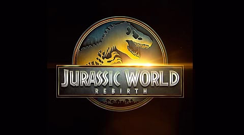 Dinosaur and movie title