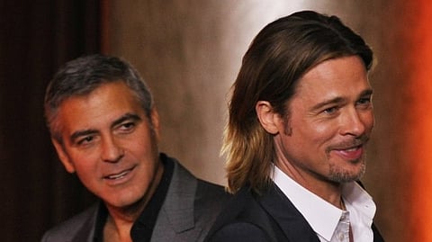 Brad Pitt and George Clooney