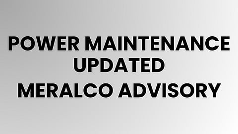 Meralco Advisory