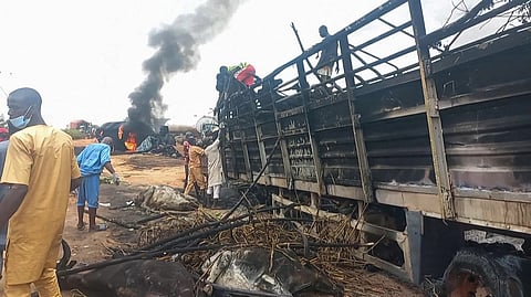 Fuel tanker explosion in Nigeria kills at least 59