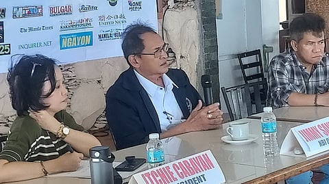 NATIONAL Bureau of Investigation Chief Jimmy Santiago attends the ‘Balitaan sa Harbor View’ forum, hosted by the Manila City Hall Reporters Association. During the event, Santiago announced that the NBI will launch a thorough investigation into the viral selfie of NBI personnel with former Bamban, Tarlac Mayor Alice Guo, promising accountability and transparency in the matter.