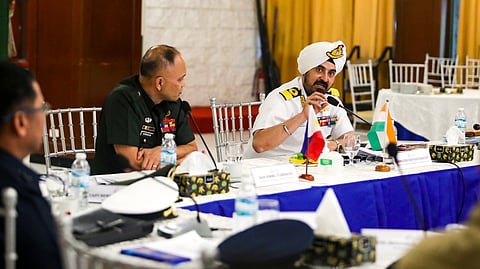 AFP Acting Deputy Chief of Staff for Plans BGen. Rommel R. Cordova and Indian Navy’s Commodore Deepinder Singh Dutt 