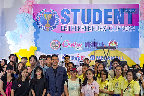 LOOK: Students exhibit their business ideas and skills at the 2024 Student Entrepreneurs’ Cup, hosted at the Gymnasium of Mandaluyong College of Science and Technology.