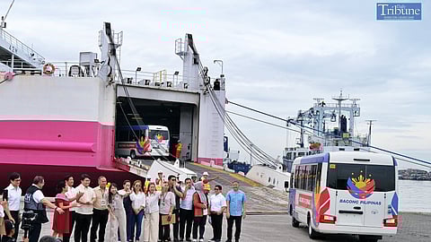 LOOK: President Ferdinand R. Marcos Jr., together with his wife, First Lady Liza Marcos, led the turnover and send-off ceremony of the Bagong Pilipinas Mobile Clinics to 28 provinces at the North Port in Manila on Friday, 20 September 2024. 

Marcos reaffirmed in his speech that the mobile clinics will benefit Filipinos, particularly those living in geographically isolated and disadvantaged areas.