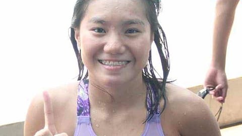 Patricia Santor sizzles early as she clinched two gold medals in the “Go Full Speedo” Swim Series Long Course Swimming Meet Leg 1 on Saturday at the Rizal Memorial Aquatic Center.  
