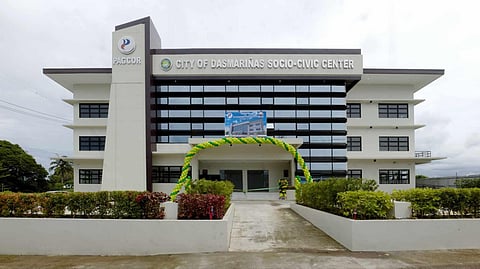 The three-storey socio-civic center in Dasmariñas City with P50 million funding from PAGCOR is the only facility with counterpart funding from the city government, bringing the total project cost to P110 million.