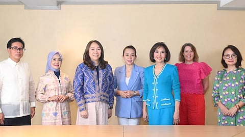 SM recently entered into a memorandum of agreement with Spouses of Heads of Mission (SHOM) Manila to hold Diplomats for a Cause, a charity gala and a fundraising event for selected beneficiaries advocating for the vulnerable sectors of society across the Philippines.  Present during the signing in Pasay were: (from left to right) Max Lim Wei, Spouse of the Ambassador of Singapore; Mme Ranny Widjojo, Spouse of the Ambassador of Indonesia;  Ivy U. Yap, Kultura President; Mme Indri P. Akyol, Chairperson of Diplomats for Cause and Spouse of the Ambassador of the Republic of Türkiye; Consul General Fortune A. Ledesma, Co-Chairperson of Diplomats for Cause; Mme Cathrine Lyster, Spouse of the Ambassador of Norway; and Mme Thuy Nguyen, Spouse of the Ambassador of Vietnam. 