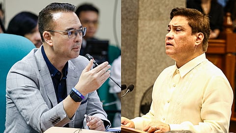 Senate rumble Senators Juan Miguel Zubiri (right photo) and Alan Peter Cayetano ignited drama during Tuesday night’s hearing, clashing in a heated confrontation that nearly escalated to a fistfight (see video grab). Thankfully, cooler heads intervened, allowing the two senators to later resolve their differences.