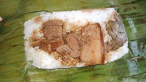 Moro rice dish “pastil”