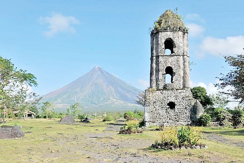 Mayon Volcano.