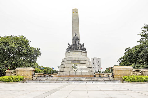 Rizal Park in Manila.