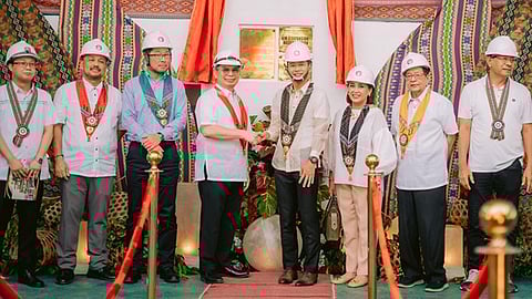Executives from Mabuhay Vinyl Corporation, the Board of Investments, and Tosoh Corporation inaugurated the Ion Exchange Membrane (IEM) Plant 2 in Iligan City, Davao.
