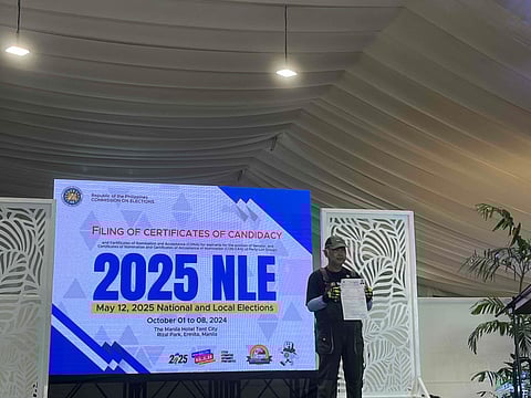 Senatorial aspirant Alexander Encarnacion