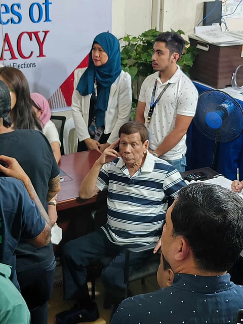 Former President Rodrigo Duterte (Photo courtesy of Comelec)