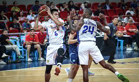 Rey Nambatac sparks TNT's third quarter storm to bring down Rain or Shine, 90-81, in Game 1 of the PBA Governors' Cup semifinals.