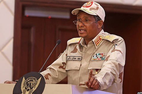 Sudanese paramilitary chief Mohamed Hamdan Daglo