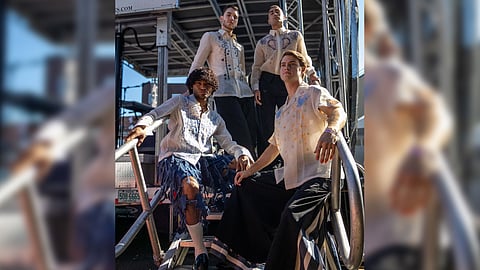 Modern Barongs by Kelvin Morales and Randolf worn by local models and students from Cambridge and Boston.