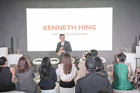 Kenneth Hing, the Tile Gallery president. 