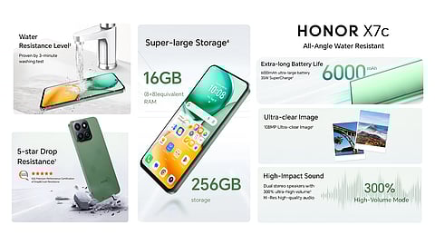 All-angle water-resistant HONOR X7c, now available for only P8,999!