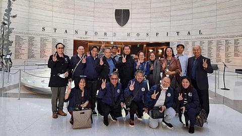 Seeking international cooperation. Officials of the Pangasinan Government, along with hospital heads and medical experts from various municipalities of Pangasinan, met with administrators of Stanford Hospital and the Urban Planning Council of Daly City, California, to explore potential collaboration. 
(Photo courtesy of Dr. Maribel Domingo Pasaoa)