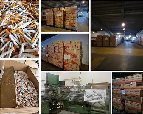 Another win in the war against illicit trade was chalked up after the Bureau of Internal Revenue simultaneously raided four large-scale manufacturers of illicit cigarettes in Clark, Pampanga last 12 September. A total of P8.06 trillion in tax liability has been initially computed. 