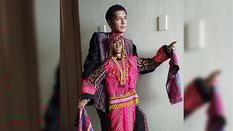 Agusan Manobo visual artist and Benilde School of Arts, Culture, and Performance educator Carlito Camahalan Amalla.